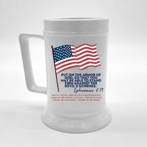 Trump Armour Of God Ephesians 611 Beer Stein