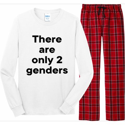 There Are Only 2 Genders Long Sleeve Pajama Set