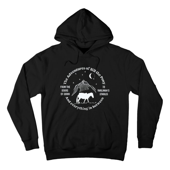 The Adventures Of Bill The Pony Funny Fantasy Novel Hoodie