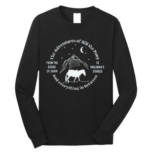 The Adventures Of Bill The Pony Funny Fantasy Novel Long Sleeve Shirt