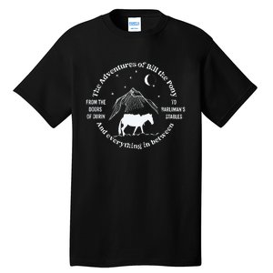 The Adventures Of Bill The Pony Funny Fantasy Novel Tall T-Shirt