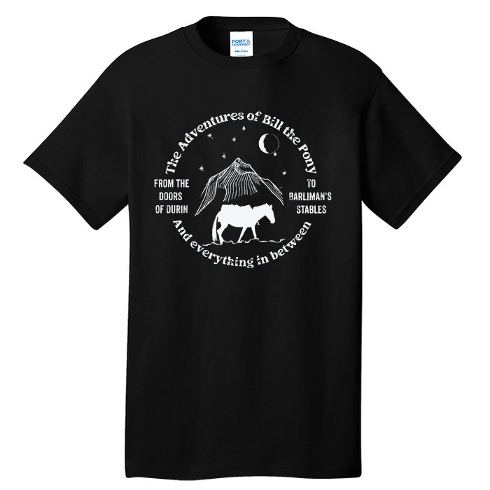 The Adventures Of Bill The Pony Funny Fantasy Novel Tall T-Shirt