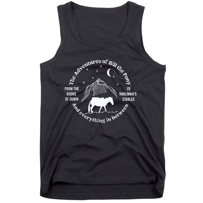 The Adventures Of Bill The Pony Funny Fantasy Novel Tank Top