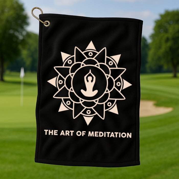 The Art Of Meditation Golf Towel