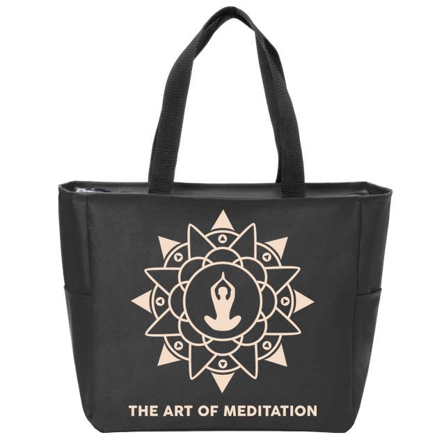 The Art Of Meditation Zip Tote Bag