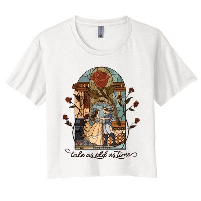 Tale As Old As Time Women's Crop Top Tee