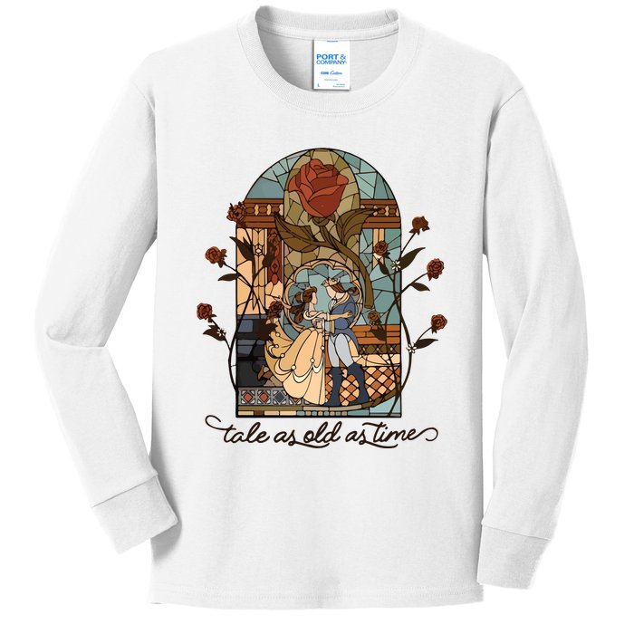 Tale As Old As Time Kids Long Sleeve Shirt