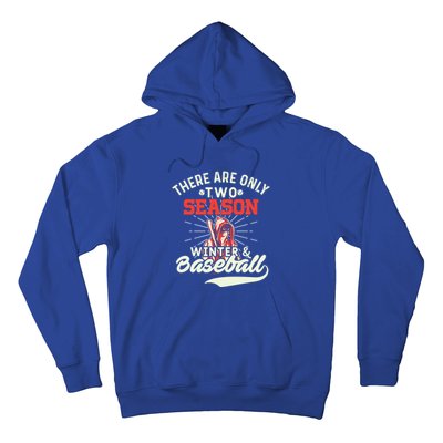 They Are Only 2 Seasons Winter And Baseball Meaningful Gift Baseball Player Cool Hoodie