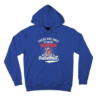 They Are Only 2 Seasons Winter And Baseball Meaningful Gift Baseball Player Cool Tall Hoodie