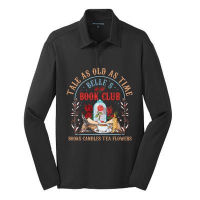 Tale As Old As Time BelleS Book Club Silk Touch Performance Long Sleeve Polo