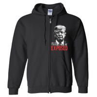 Trump All Of Their Lies Will Be Exposed Take America 2024 Full Zip Hoodie