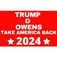 Trump And Owens Take America Back 2024 Bumper Sticker