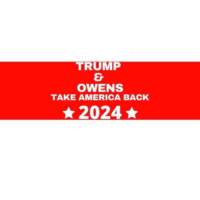 Trump And Owens Take America Back 2024 Bumper Sticker