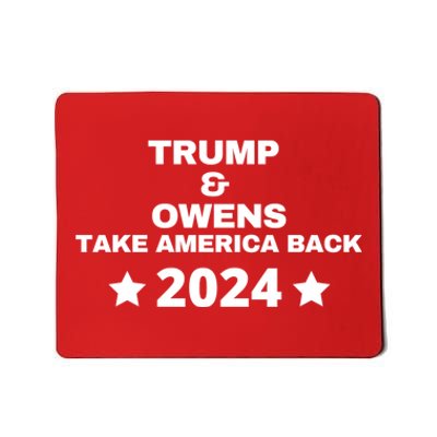 Trump And Owens Take America Back 2024 Mousepad