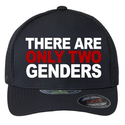 There Are Only Two Genders Flexfit Unipanel Trucker Cap