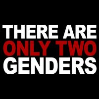 There Are Only Two Genders Drawstring Bag