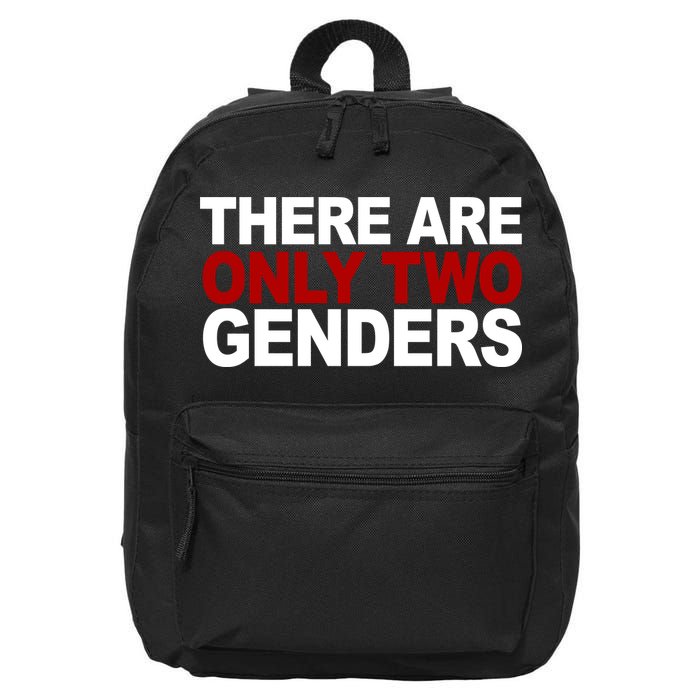 There Are Only Two Genders 16 in Basic Backpack