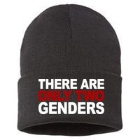 There Are Only Two Genders Sustainable Knit Beanie