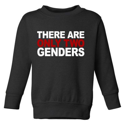 There Are Only Two Genders Toddler Sweatshirt