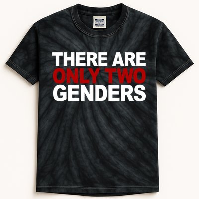 There Are Only Two Genders Kids Tie-Dye T-Shirt