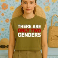 There Are Only Two Genders Garment-Dyed Women's Muscle Tee