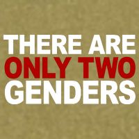 There Are Only Two Genders Garment-Dyed Women's Muscle Tee