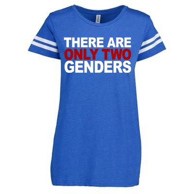 There Are Only Two Genders Enza Ladies Jersey Football T-Shirt