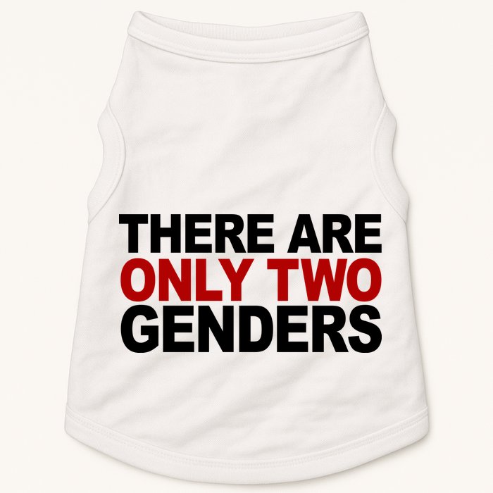 There Are Only Two Genders Doggie Tank