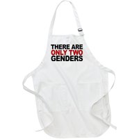 There Are Only Two Genders Full-Length Apron With Pockets