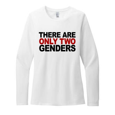 There Are Only Two Genders Womens CVC Long Sleeve Shirt