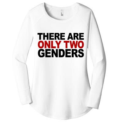 There Are Only Two Genders Women's Perfect Tri Tunic Long Sleeve Shirt