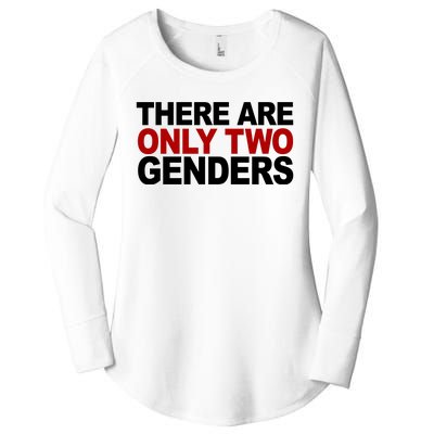 There Are Only Two Genders Women's Perfect Tri Tunic Long Sleeve Shirt