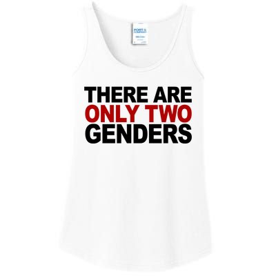 There Are Only Two Genders Ladies Essential Tank