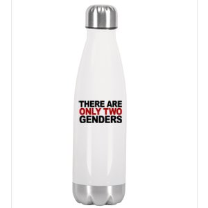 There Are Only Two Genders Stainless Steel Insulated Water Bottle