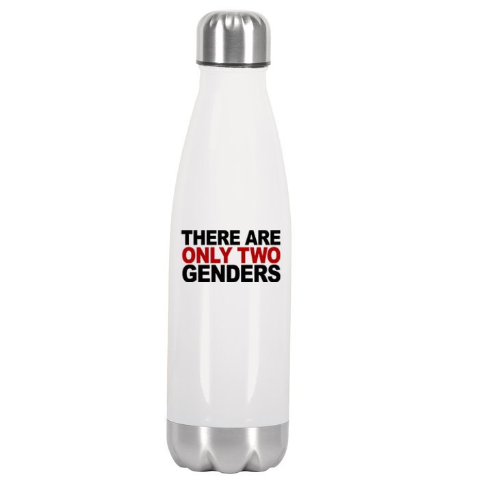 There Are Only Two Genders Stainless Steel Insulated Water Bottle