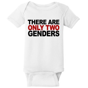 There Are Only Two Genders Baby Bodysuit