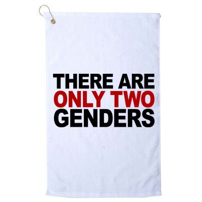 There Are Only Two Genders Golf Towel