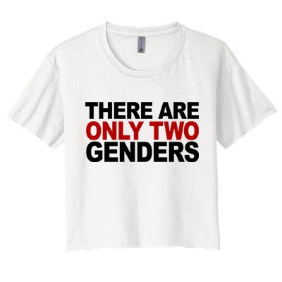 There Are Only Two Genders Crop Top