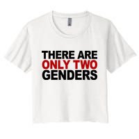 There Are Only Two Genders Crop Top