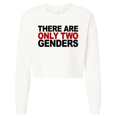 There Are Only Two Genders Cropped Pullover Crew