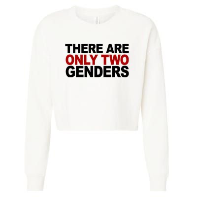 There Are Only Two Genders Cropped Pullover Crew