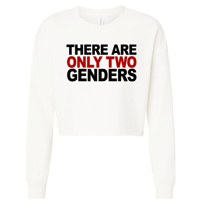There Are Only Two Genders Cropped Pullover Crew