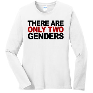 There Are Only Two Genders Ladies Long Sleeve Shirt