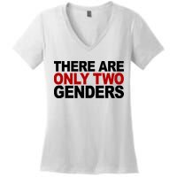 There Are Only Two Genders Women's V-Neck T-Shirt