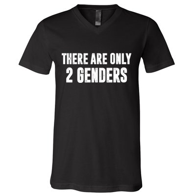 There Are Only 2 Genders V-Neck T-Shirt