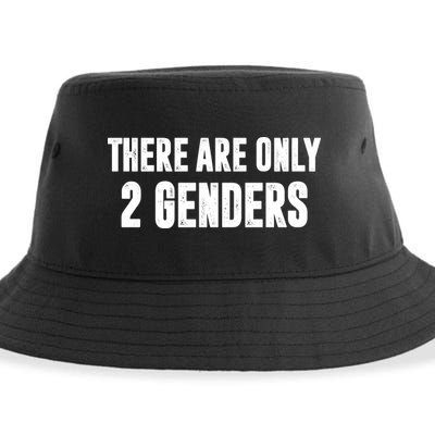 There Are Only 2 Genders Sustainable Bucket Hat