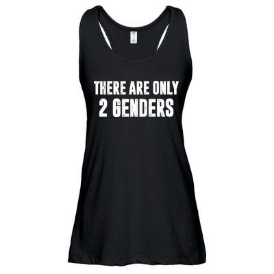 There Are Only 2 Genders Ladies Essential Flowy Tank