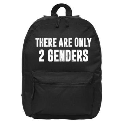 There Are Only 2 Genders 16 in Basic Backpack