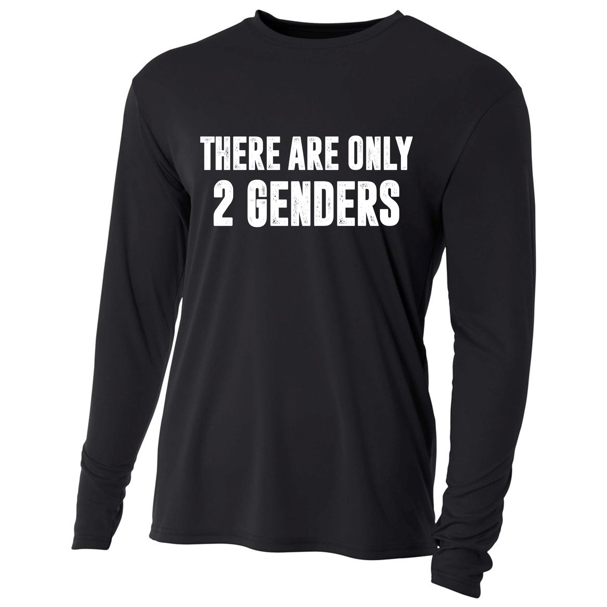 There Are Only 2 Genders Cooling Performance Long Sleeve Crew