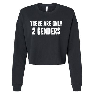 There Are Only 2 Genders Cropped Pullover Crew